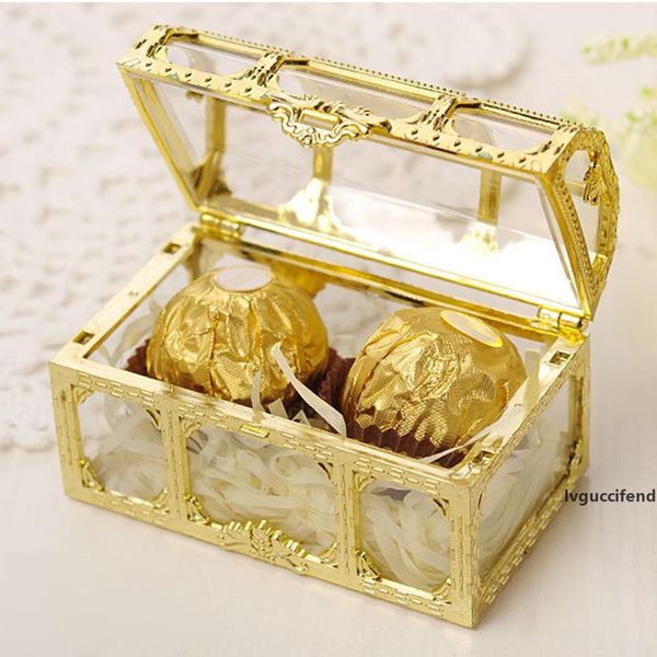 

creative plastic gold candy box wedding vintage candy boxes gift treat boxes wedding party favor gift wrap