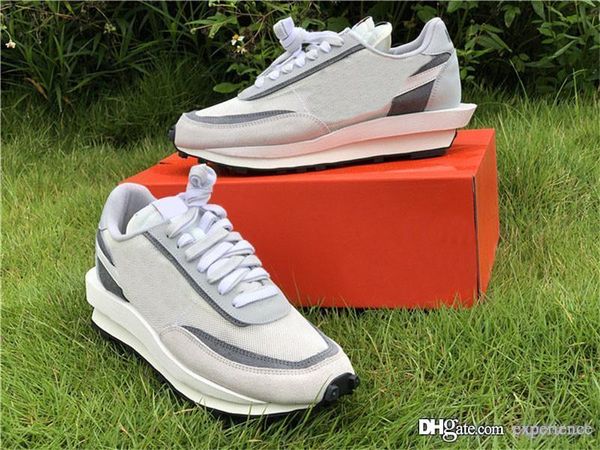 

2019 release authentic sacai x ldwaffle white wolf grey summit black anthracite pine green purple ld waffle bv0073-100 men running shoes