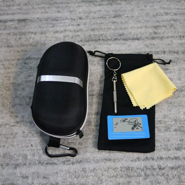 

sun sun sun children glasses case zipper glasses case large capacity, Blue