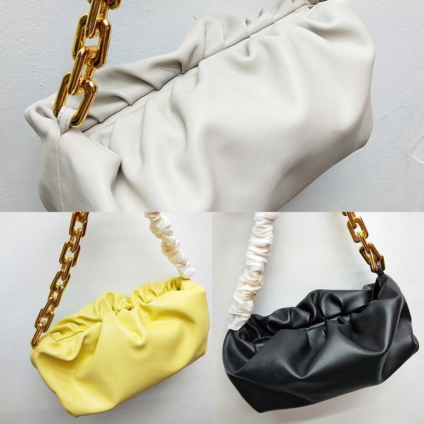 

agf58 2020 new star xi же облако стиль мягкой кожи настоящие вареники и пельмени ранец клецки кожа женская сумка мессенджер, White