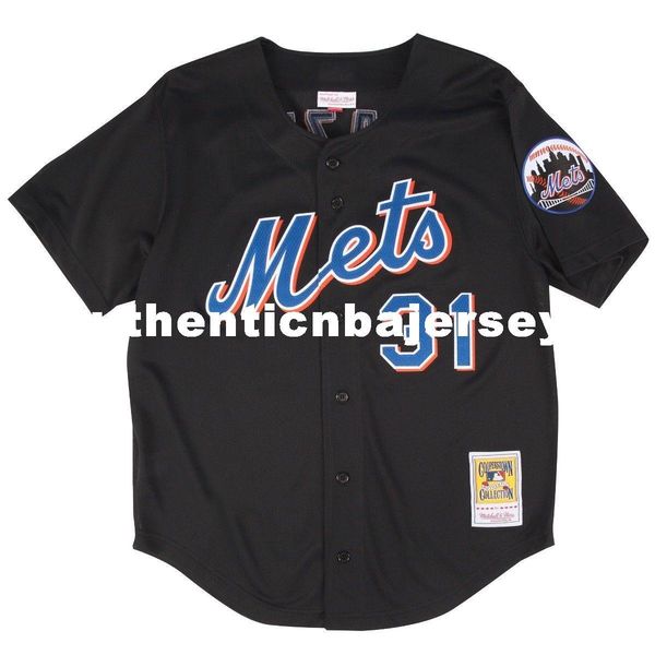 

mike piazza new york #31 mitchell & ness retro button up 2000 bp jersey, Gray