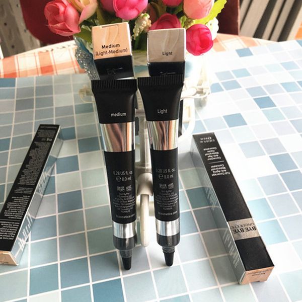 

new dhl new bye bye under eye concealer cream full coverage foundation eye primer light medium 2 shade makeup waterproof concealer