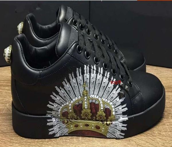 

2019 name brand man casual shoes flat kanye west fashion wrinkled leather lace-up high male arena shoes lb18056105 02, Black;green