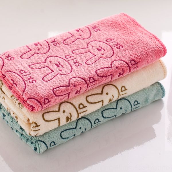 

microfiber cartoon printing absorbent children's towel commercial super advertising gift rabbit head children's towel