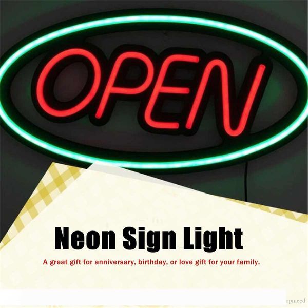 

pvc open neon sign light led tubes board handmade visual artwork bar club wall light home party bar decoration lighting