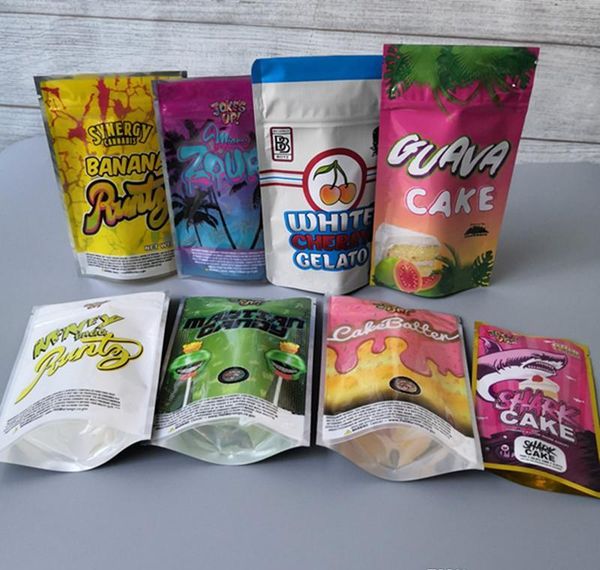 

new arrival runtz martian candy cakebatter miami zourz money bagg sharklato gold edition shark cake dry herb flower packaging mylar zydou