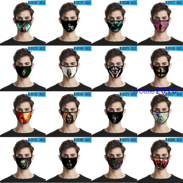 

masks halloween mask autumn printed 3d printing masks costumes 3d designer 3d joker face designer joker face joker cosplay printing for atba, Black