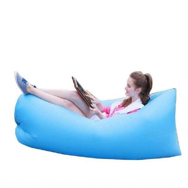 

outdoor sleeping bag bed lazy portable foldable inflatable sofa beach sleeping bag camping air sofa bed