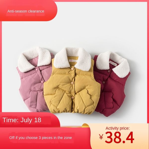 

ребенок 2019 теплый жилет новый ребенок зима утолщенной теплый жилет 1-3 лет девочки в западном стиле жилет 2, Camo