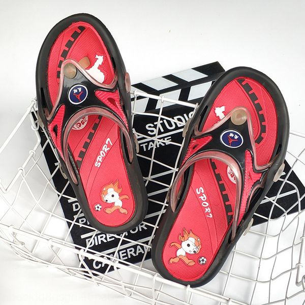 

children' new fashion home anti-skid beach children' flip-flops new fashion home flip-flops slippers anti-skid beach slippers, Black;grey