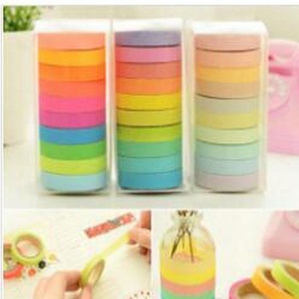 

2016 10x rainbow washi sticky paper masking adhesive decorative tape 10x rainbow washi sticky paper masking adhesive decorative tape bde2010
