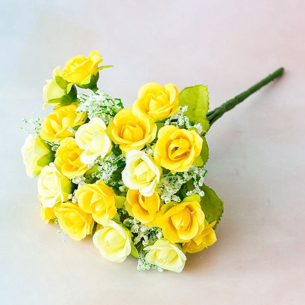 

1*simulated fake flowers bridal bouquet wedding party home decoration gifts art.