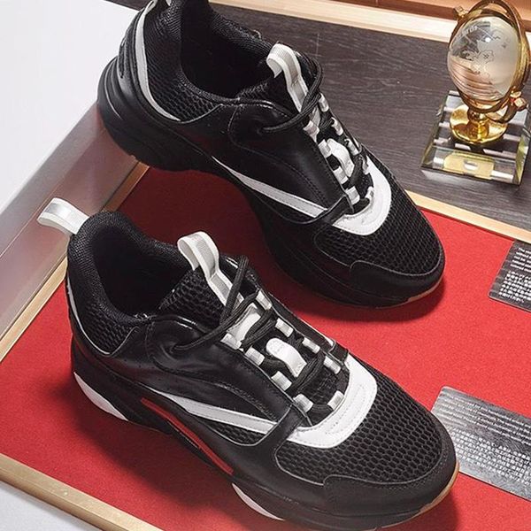 

comfortable men shoes zapatillas hombre b22 canvas and calfskin sneaker new arrival vintage men shoes low casual shoes, Black