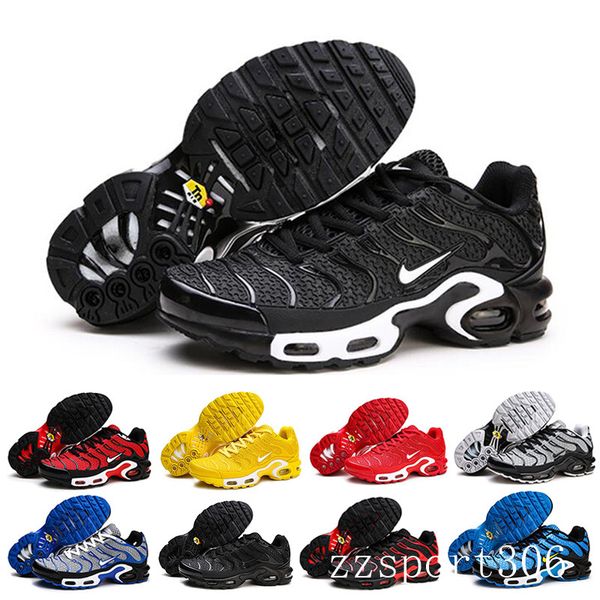 

tn plus 2020 new designer men kpu breathable mesh shoes man shoes tn sport requin black running shoes super size eur 40-47 u-5h7
