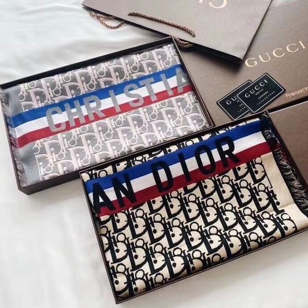 

designer silk scarf brand scarf ladies soft super luxury winter cashmere scarf pashmina for women brand designer mens warm plaid 220*70cm a1, Blue;gray