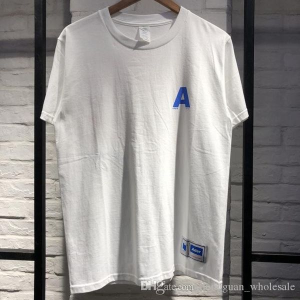 

2019 adererror men women t shirts letter a summer style fashion casual new ader error adererror t shirts tee, White;black