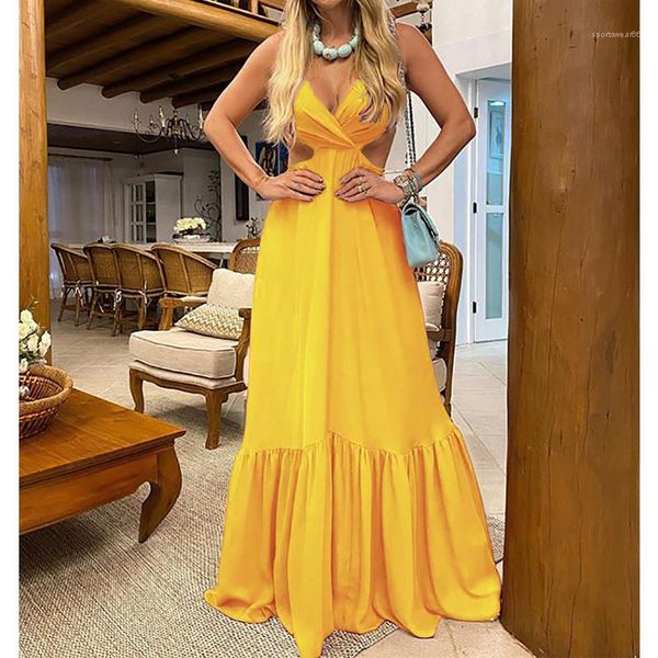 

dress v neck womens bodycon dresses wrap chest long dresses hollow out solid color womens designer, Black;gray