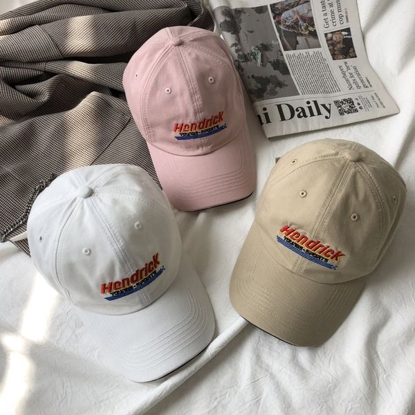 

sz1bw hat female summer street trendsetter letter embroidery korean style all-match soft sunscreen baseball baseball cap cap male sunscr, Blue;gray