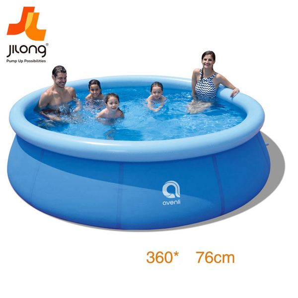 

family inflatable swimming pools above ground for backyard/outside, portable blow up swimming pools with filter pump for kids, adults