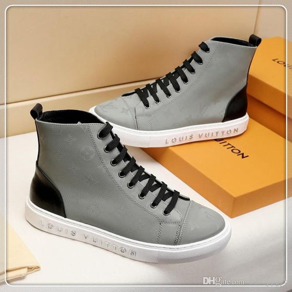 

2020wt new men's casual fashion shoes, men's travel outdoor sports shoes, high-lace-up shoes, fast delivery, original box pack, Black