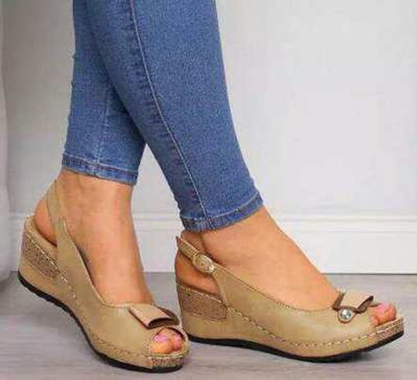 

women 's fashion hollow fish mouth sandals rough high heel shoes, Black