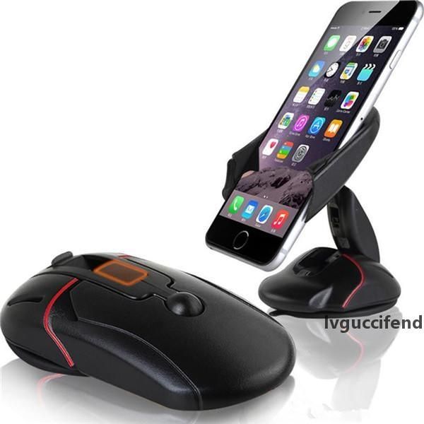 

black creative windshield dashboard car phone stand holder bracket one touch mouse suction cup cradle for lg g3 g5 samsung galaxy s6 s7 edge
