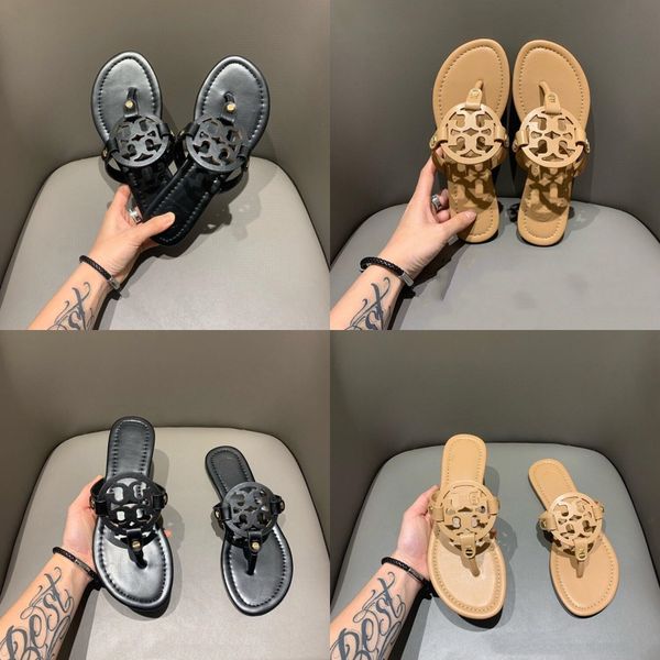 

new women summer flip-flops 3cm low heels slipper genuine leather shoes woman sandals open toe ladies slippers#549, Black