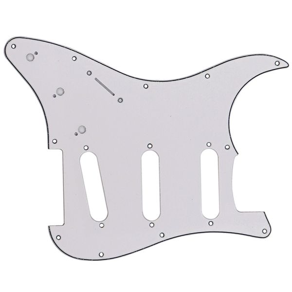 

left-handed 11 holes electric guitar pickguard anti-scratch plate 3ply