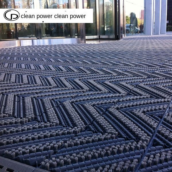 

three-in-one dust removal and non-slip floor 3-in -1 dust removal pad outdoor splicing floor mat shopping mall splicing door mat