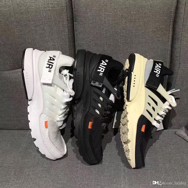 

off presto 2.0 running shoes man woman air black muslin white cone authentic sneakers outdoor sports trainers with original box 36-45
