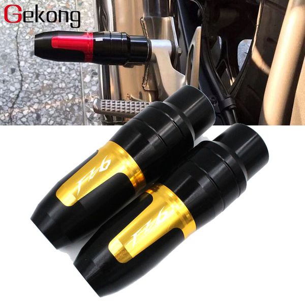 

for fz6 fazer fz6s motorcycle cnc aluminum frame crash pads exhaust sliders crash protector with logo