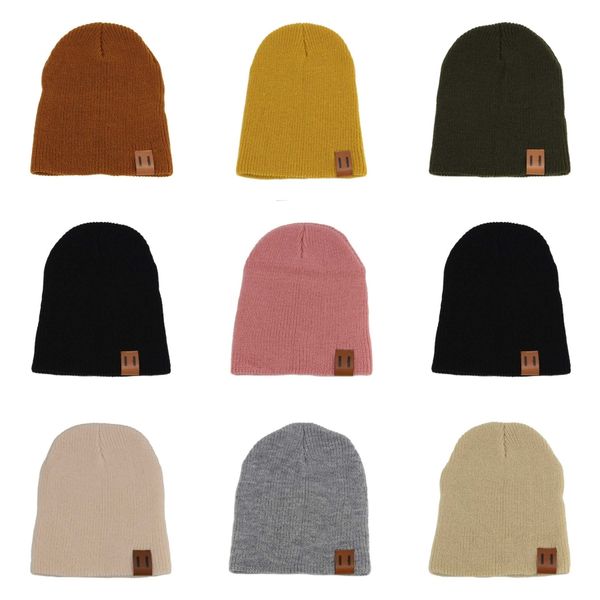 

hot cute новорожденного winter hat kid девочка мальчик knit hat шерсть волосы бал baby girl skullies hat to276 # 500, Blue;gray