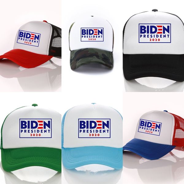 

majsu biden president 2020 baseball hat ridn with biden letters print ball caps mesh patchwork summer visors outdoor sports headwear, Blue;gray