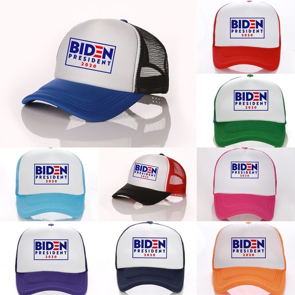 

bka5c joe biden hat mesh snapback american president election baseball cap 2020 letter baseball cap adjustable embroidery hat, Blue;gray