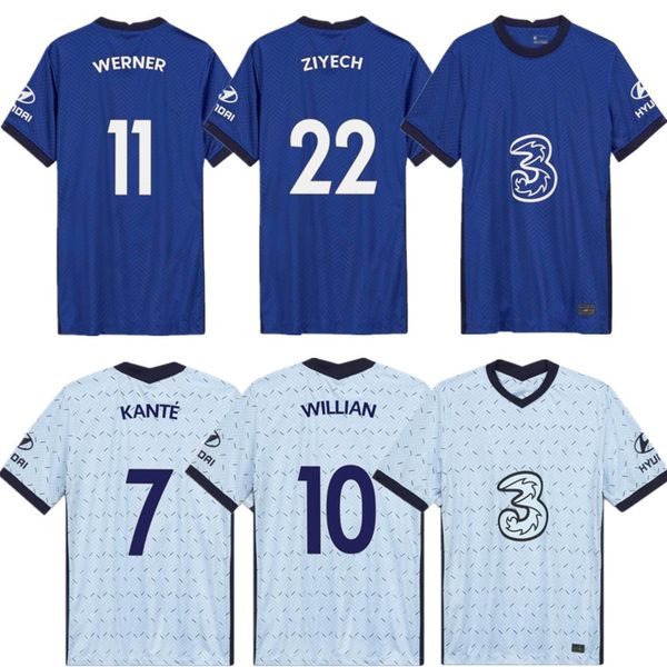 

kids ziyech werner soccer jersey kante pre-match shirts abraham willian giroud pulisic batshuayi pedro mount barkley football shirt, Black;yellow