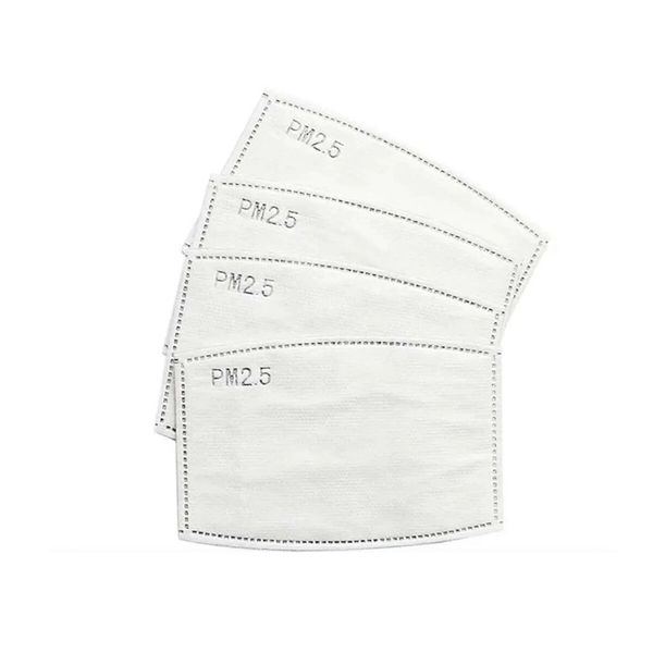 

10 pcs / box pm2.5 p2 face mask filter activated carbon breathing filters