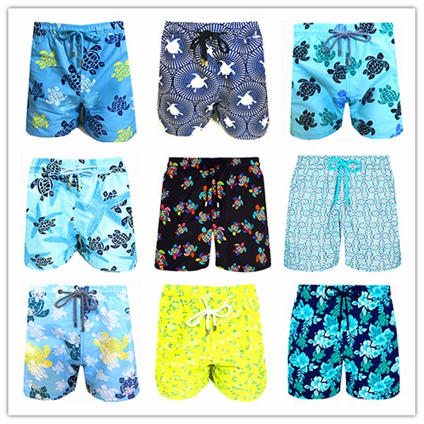 

2020 brand brevile pullquin beach board shorts men turtles swimwear 100% quick dry bermuda mens bathing shorts boardshorts cx200711