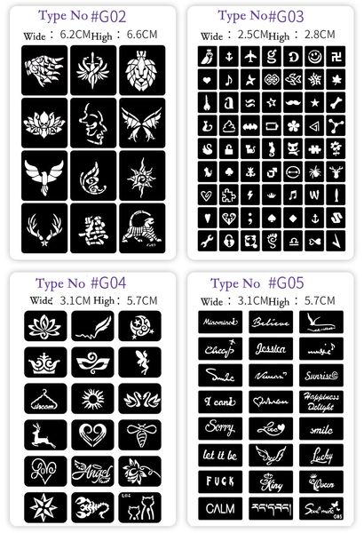 

tattoo template flexible durable charming various patterns easy operation beginners are easy to use multiple parts available wholesale lot