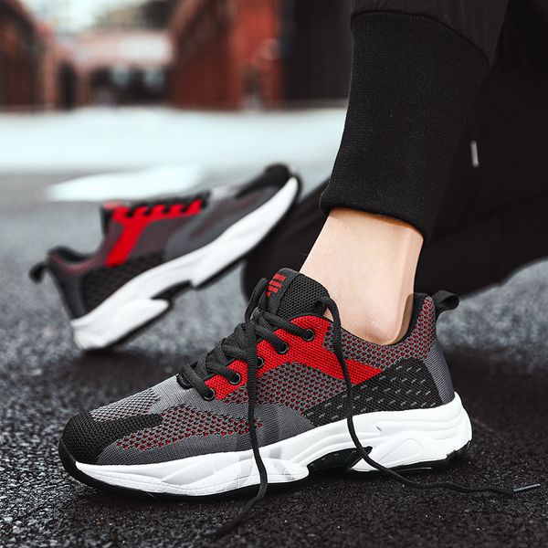 

shoes men's sneakers summer trainers shoes spring breathable platform youth tide running stylish jogging sneakers air mesh