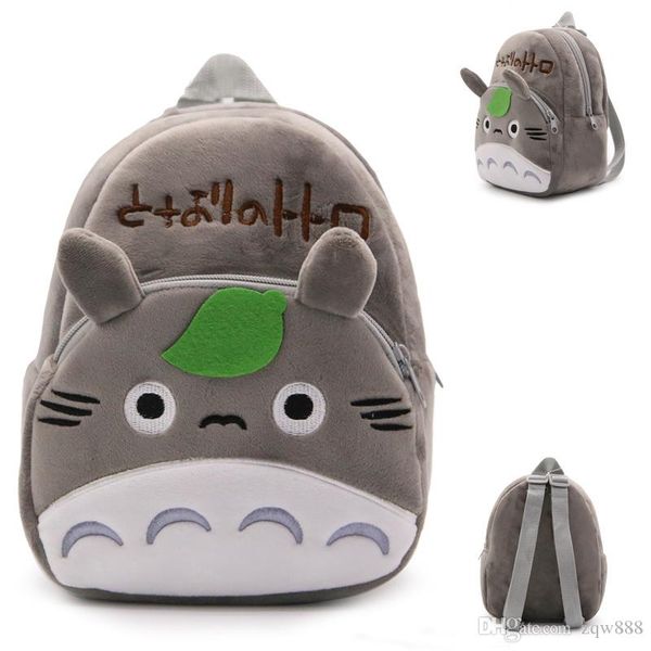 

21*23.5cm cotton my neighbor totoro mini school bag plush backpacks for baby gifts norb002