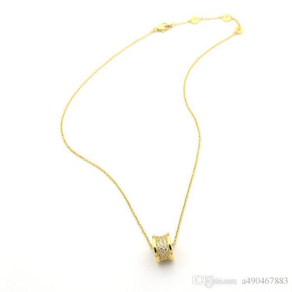 

fashion brand stainless steel necklace 18k rose silver gypsophila necklace suitable for couples gift come with dust bag and box