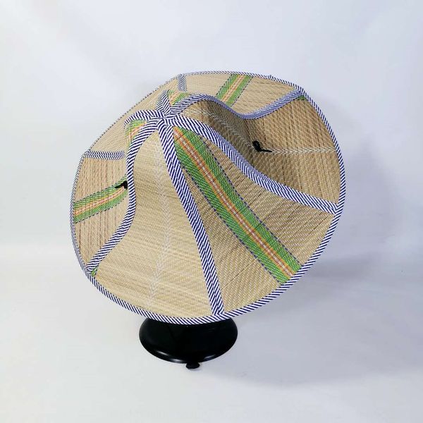 

jfngz tea-picking foldable straw sun protection straw-woven sun bucket bucket sunscreen hat fisherman hat big brim fisherman cap beach fishi, Blue;gray