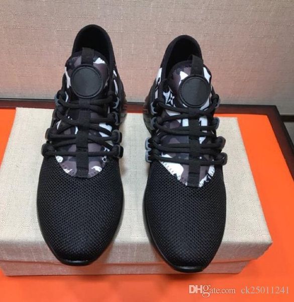 

2020 new fashion designer brand tpu bottoms leather vamp pr4e34223k7hiw for mens lace-up platform loafers with box size 38-45 ck25011241, Black