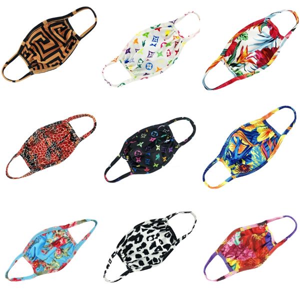 

leopard pm2.5 fa masks wit breatable valve wasable dustproof adjustable mask printing cotton fa mout masks rra3326#264, Black