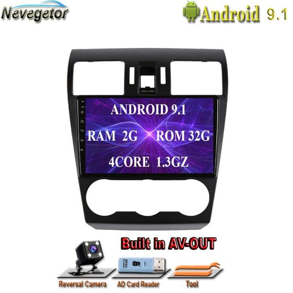 

android 9.1 2g + 32g dsp car radio мультимедиа видео плеер для forester 2012-2020 навигации gps 2 дин автомагнитола автомобильный dvd