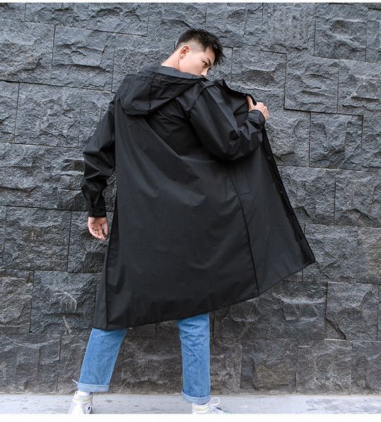 

i2lwm новый ева туризм новый ева легкий средней длины наружной сплошной цвет нейтральный дождевик многоразовые портативный облегченной серед, Black