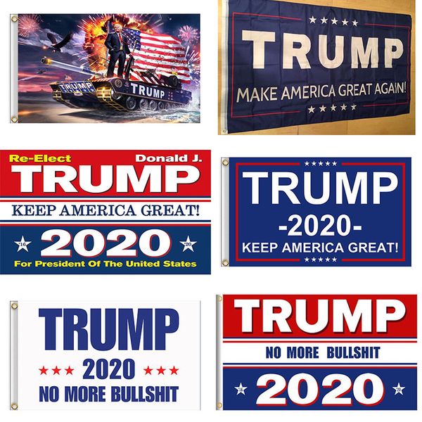 

dhl fast shipping 90*150cm trump 2020 election flags keep america great flag double side printed decor banner for president usa c0902