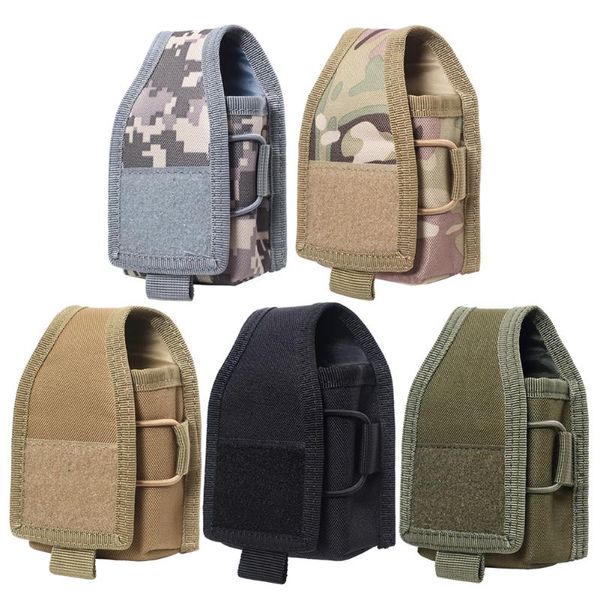 

molle walkie-talkie holder bag nylon outdoor hunting intercom phone pouch