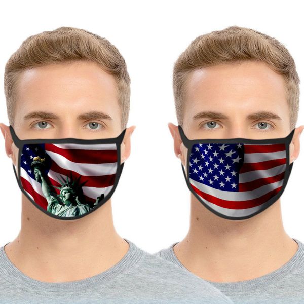 

флаг сша козырем маска с печатью ткани ветрозащитности моющихся модами сша выборов держать америки большого запаса партии