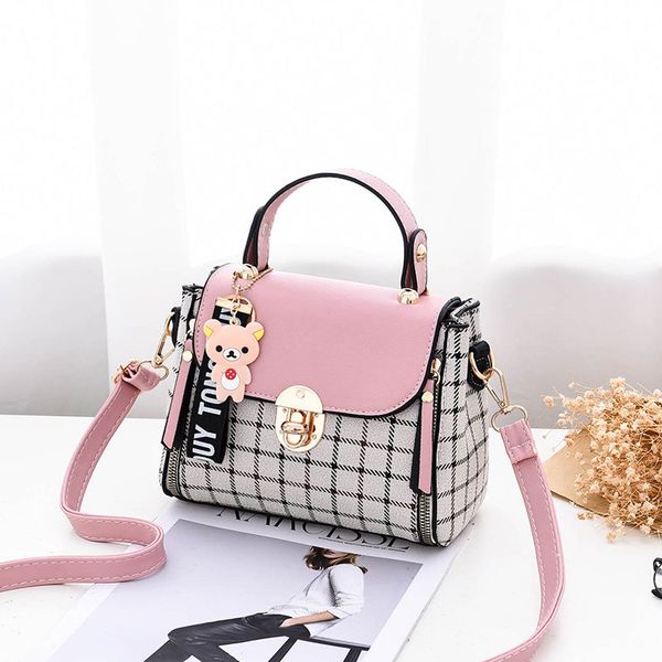 

new pu candy color female crossbody bag soft material women's luxury shoulder casual bag fashion travel quality messenger b